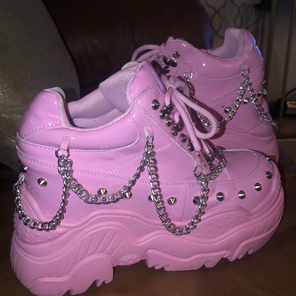 Pink Space Candy Chain Sneakers 10